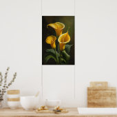 Galla Lys Lys Lily Art Imprimer Poster (Cuisine)