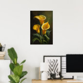 Galla Lys Lys Lily Art Imprimer Poster (Bureau à domicile)