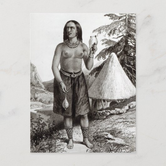 Galla Woman Briefkaart (Voorkant)