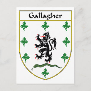 Gallagher wapenstilstand/familiekust briefkaart