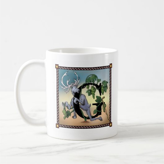 Gallant Letterblock Mok - met de letter "G" (Links)