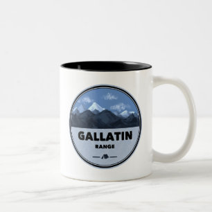 Gallatin Range Montana Wyoming Camping Tweekleurige Koffiemok