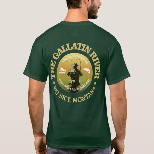 Gallatin River (FF) T-shirt (Achterkant)
