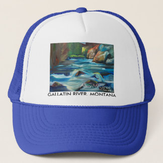 Gallatin River, Montana Trucker Hat Pet