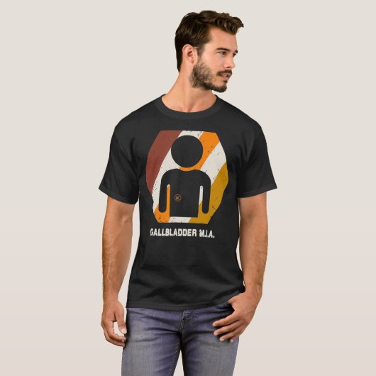 Gallbladder Removal Surgery Gallstones Get Well T-shirt (Voorkant volledig)