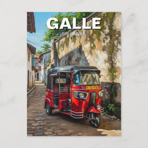 Galle Tuk Tuk Sri Lanka Briefkaart