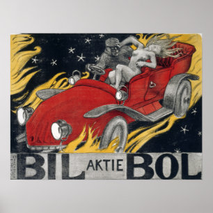 Gallen-Kallela - Bil-Bol Poster voor een auto