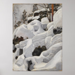 Gallen-Kallela - de lucht van de Lynx Poster