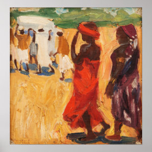 Gallen-Kallela - Funeral Poster