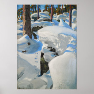 Gallen-Kallela - The Lynx Den Poster