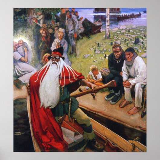 Gallen-Kallela - VInämöisen Poster (Voorkant)