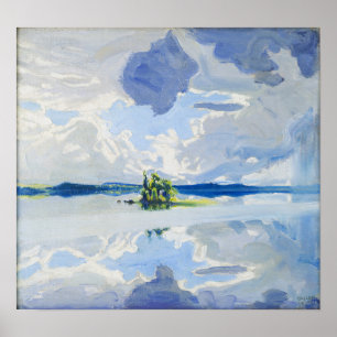 Gallen-Kallela - Wolken Poster