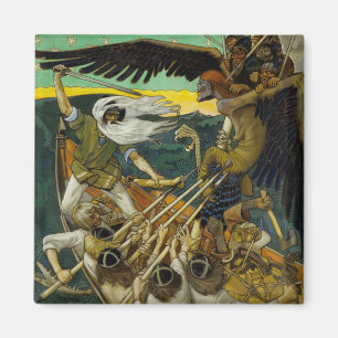 Gallen-Kallela's "Defense" magnet Magneet