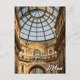Galleria in Milaan Italië Reizen Briefkaart