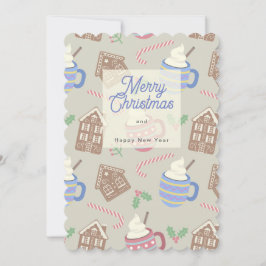 Galletas y chocolate feestdagenkaart