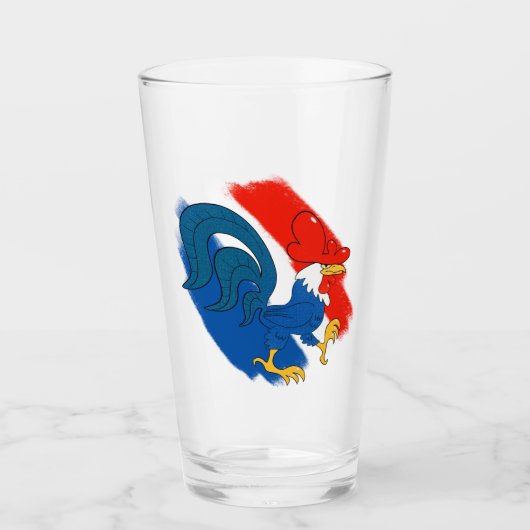 Gallic Rooster Glas (Voorkant)