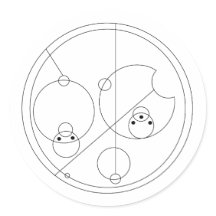Gallifreyan Ik hou van je Stickers