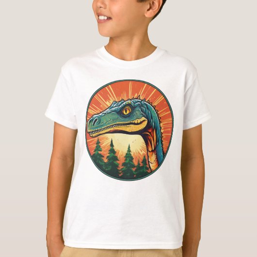 Gallimimus - T-shirt classique Dinosaure Tee T-shi (Devant)