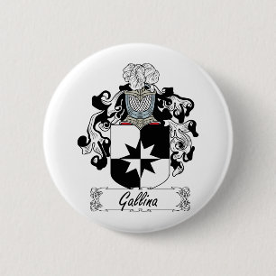 Gallina Family Crest Ronde Button 5,7 Cm