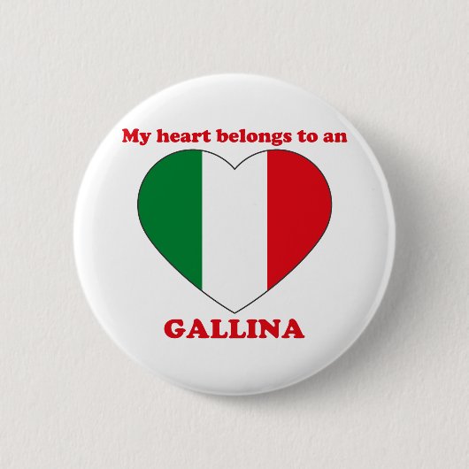 Gallina Ronde Button 5,7 Cm (Voorkant)