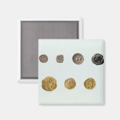 Gallische munten, c.750-0 BC Magneet (Voorkant / Achterkant)