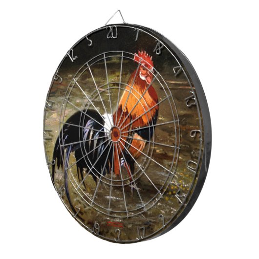 Gallo/Galo/Rooster Dartbord (Voorkant Rechts)