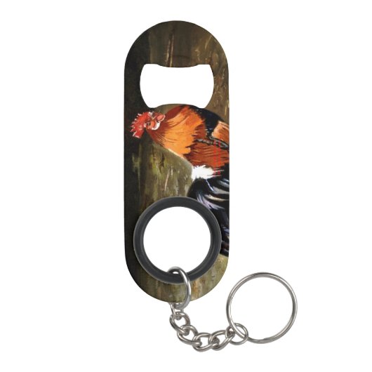 Gallo/Galo/Rooster Sleutelhanger Flessenopener (Achterkant)