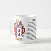 Gallo, l'origine, la signification et la tasse de (Devant gauche)