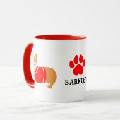 Gallois Corgi Mug Personnalisé (Devant gauche)