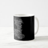 Gallois Slang Word Carte d'art Café Mug (Devant droit)