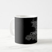 Gallois Slang Word Carte d'art Café Mug (Devant gauche)