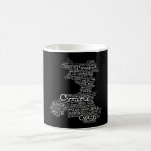 Gallois Slang Word Carte d'art Café Mug (Centre)