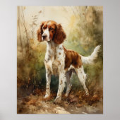 Gallois Springer Spaniel Dog Art Imprimer Poster (Devant)