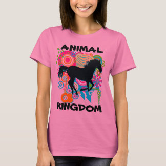 Galloping Animal Kingdom horse silhouette WINNING T-shirt