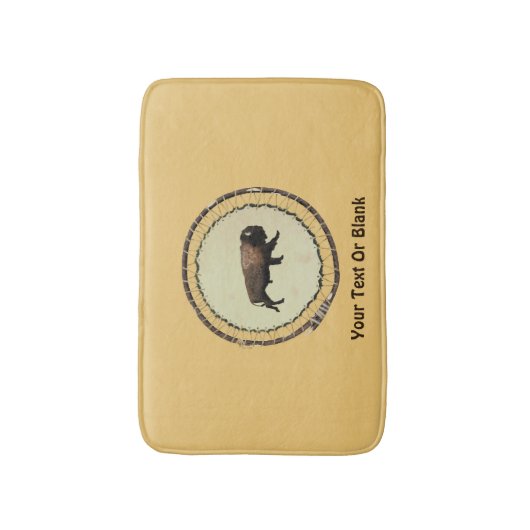 Galloping Bison Badmat (Voorkant Verticaal)