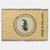 Galloping Bison Deken (Voorkant)