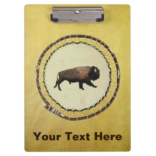 Galloping Bison Klembord (Voorkant)
