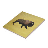Galloping Bison Tegeltje (Zijkant)