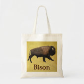 Galloping Bison Tote Bag (Voorkant)