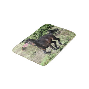 Galloping Chestnut Horse Badmat