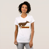 Galloping Doberman-red T-shirt (Voorkant volledig)