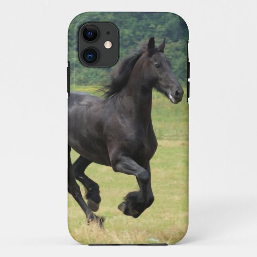 Galloping Friesian Horses Case-Mate iPhone Case (Achterkant)
