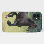 Galloping Friesian Horses Case-Mate iPhone Case (Achterkant (horizontaal))