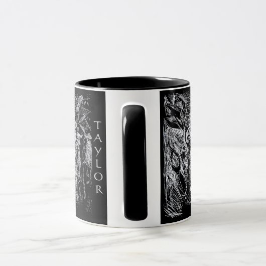 Galloping Horse – Edvard Munch Personalized  Mok (Handvat)