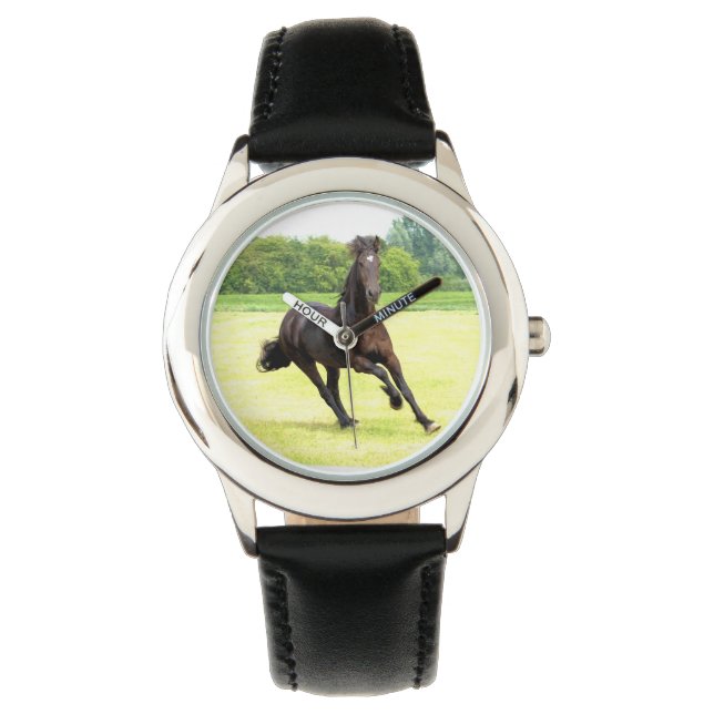 Galloping Horse Horloge (Voorkant)