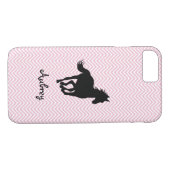 Galloping Horse op Zigzag Personalized Case-Mate iPhone Case (Achterkant (Horizontaal))