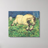 Galloping Horse van Giovanni Segantini,  kunst Canvas Afdruk (Voorkant)