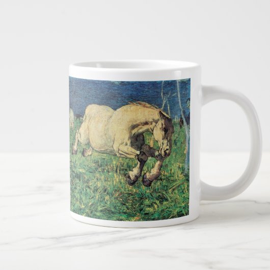 Galloping Horse van Giovanni Segantini, kunst Grote Koffiekop (Rechts)