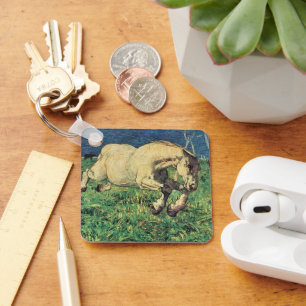 Galloping Horse van Giovanni Segantini,  kunst Sleutelhanger