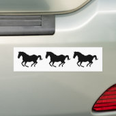 Galloping Horses Bumpersticker (Op auto)